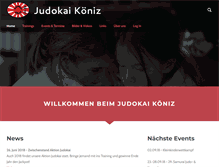 Tablet Screenshot of judokai.ch